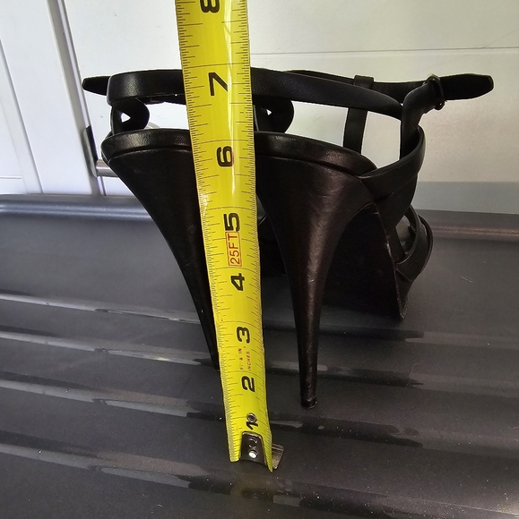 YSL Saint Laurent TRIBUTE leather heel size 11 (41 EU) - Picture 6 of 12